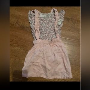 Girls 4T jumper dress carters ruffled carters